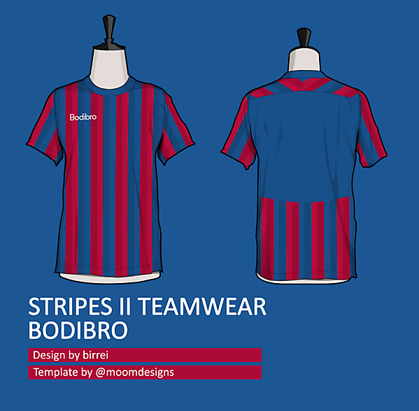 STRIPES II TEAMWEAR (note the double stripes)