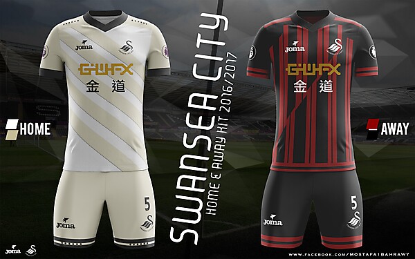 Swansea City H&A Kits