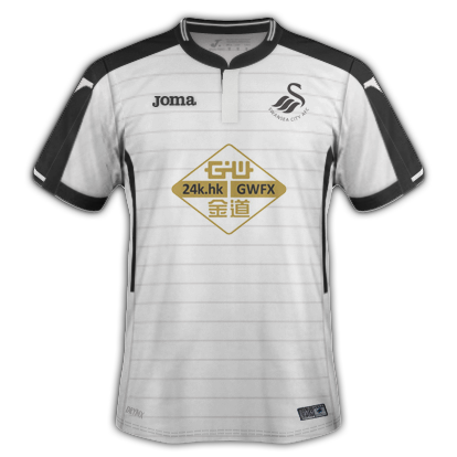 Swansea City 2016-17 Joma Home Kit