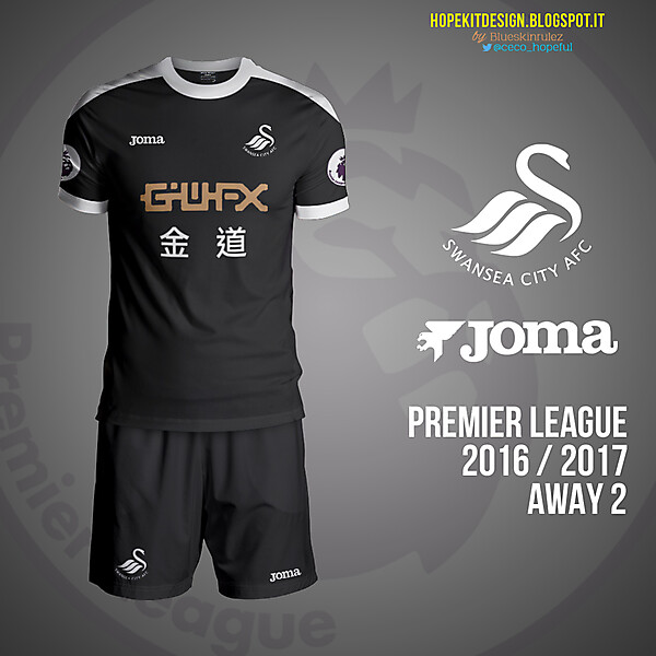 Swansea Joma Away 2