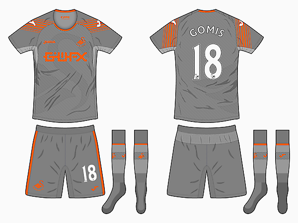 Swansea Third Kit - Joma