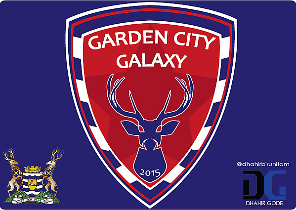 Garden City Galaxy FC Crest Logo 2