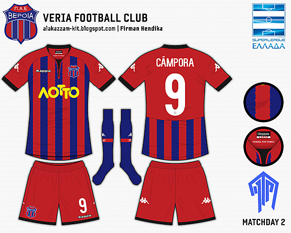 Veria FC -  Azure League, Matchday 2