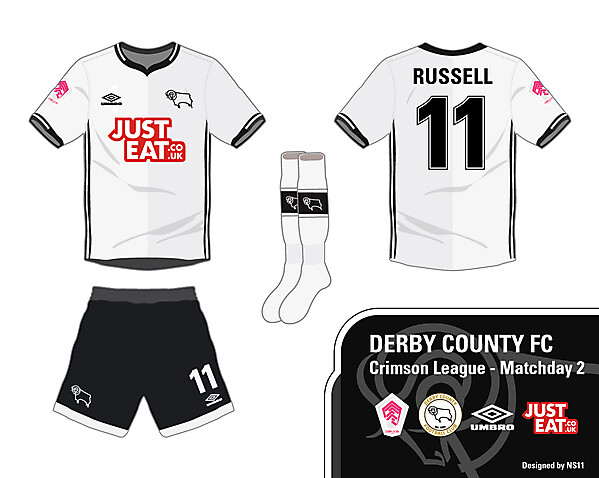 Derby county FC - Crimson League - Matchday 2