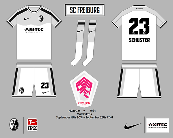SC Freiburg Away - Crimson League - Matchday 4