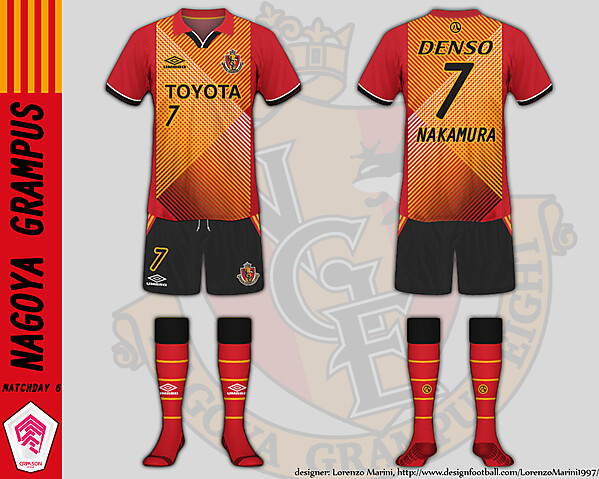 Nagoya Grampus-Lorenzo Marini, Matchday 5 - Crimson League 