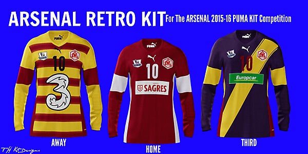 Arsenal Retro Shirt (By Puma) For the Competition.