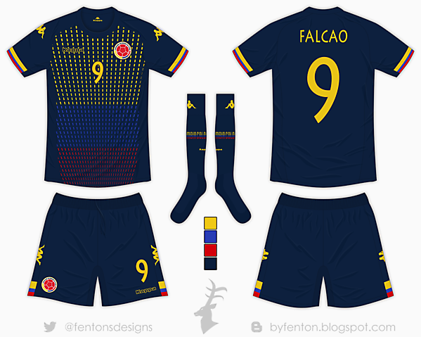 Colombia Away Kit - Kappa