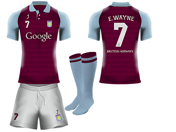 Dudley Villa home kit by J-sports