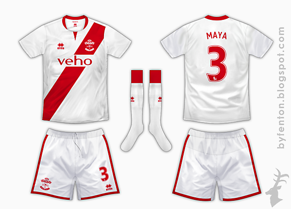 Southampton Away Kit - Errea