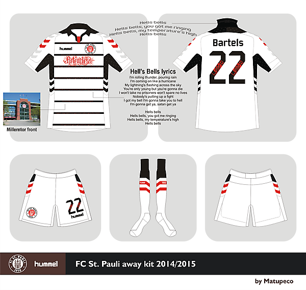 St. Pauli x Hummel away shirt 2014 2015