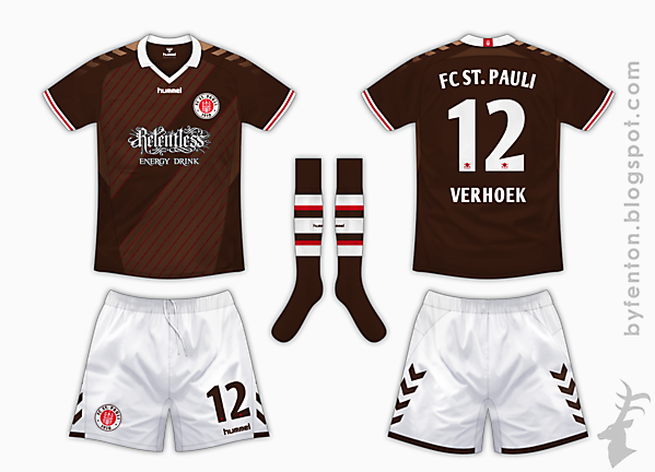 St Pauli Home Kit - Hummel