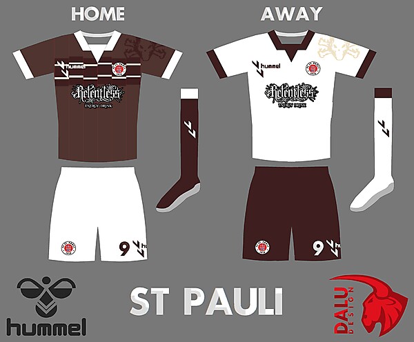 St Pauli Home and Away Kit