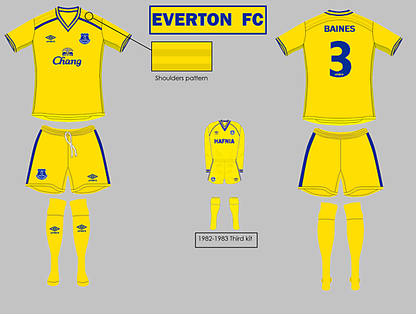 Everton Away kit
