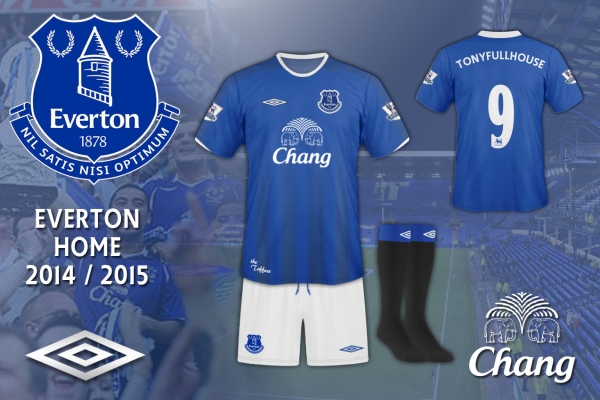 Everton 2014 / 2015 Home Kit