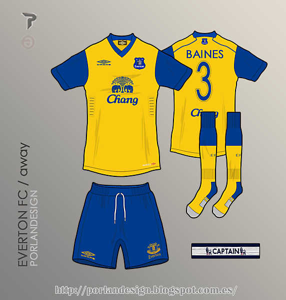 PORLANDESIGN / Everton FC away