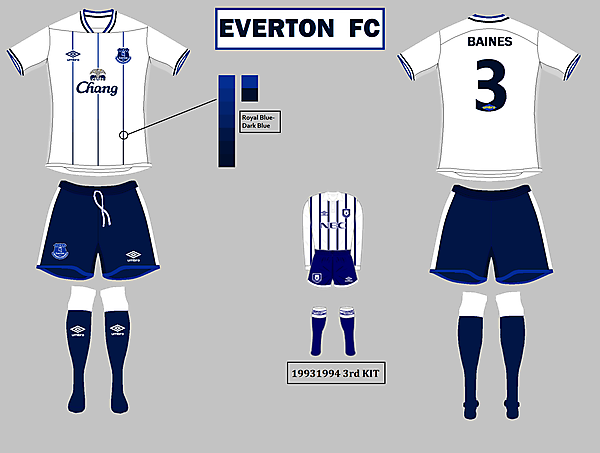 Everton Third kit