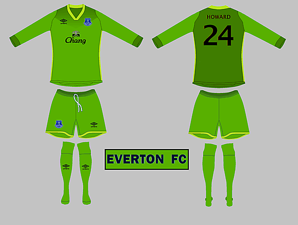 Everton GK kit