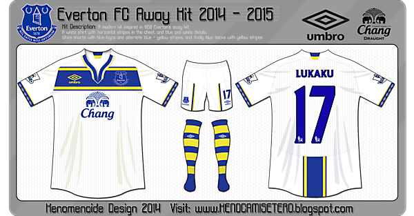 Everton Away Kit 2014 - 2015
