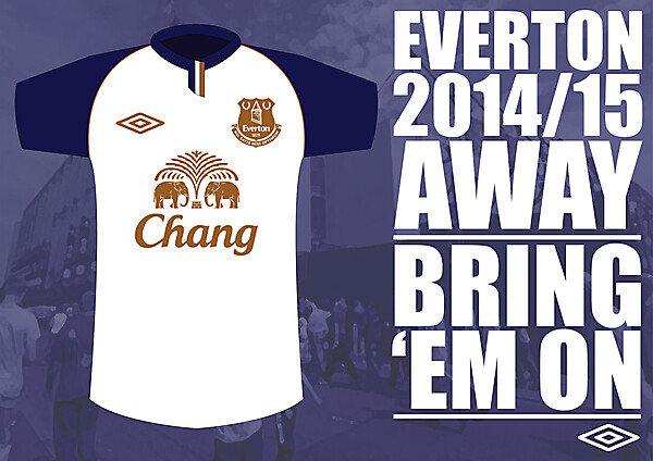 EVERTON AWAY ERSEY