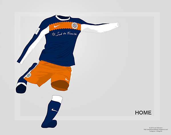 Montpellier Home kit 14/15