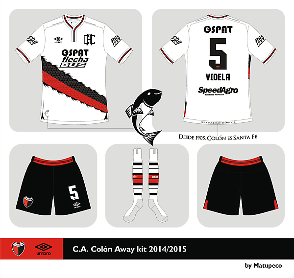 Club A. Colón Away kit 2015 2015
