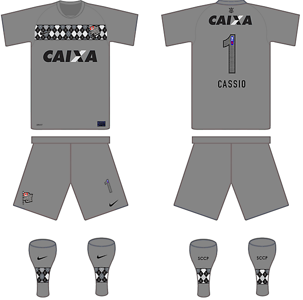 Corinthians(BRA) GK Kit