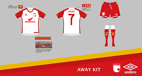 Independiente Santa Fe (COL) Away Kit
