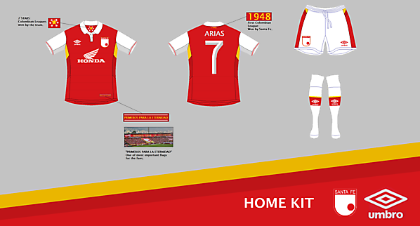 Independiente Santa Fe (COL) Home Kit