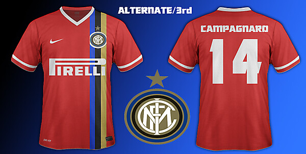 Inter Milan 3rd/alternate kit 14/15