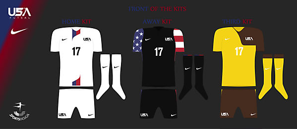 USA Futsal Front View