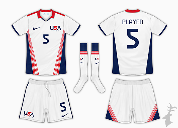 USA Futsal Kit Set - Home
