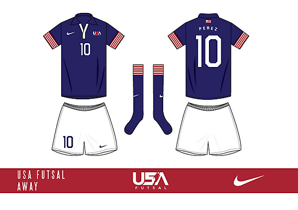 USA Futsal, Away