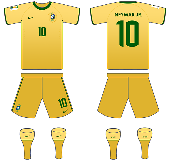 Brazil 2014 Home kit.