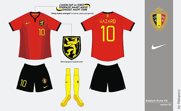 Belgium Home kit version 01