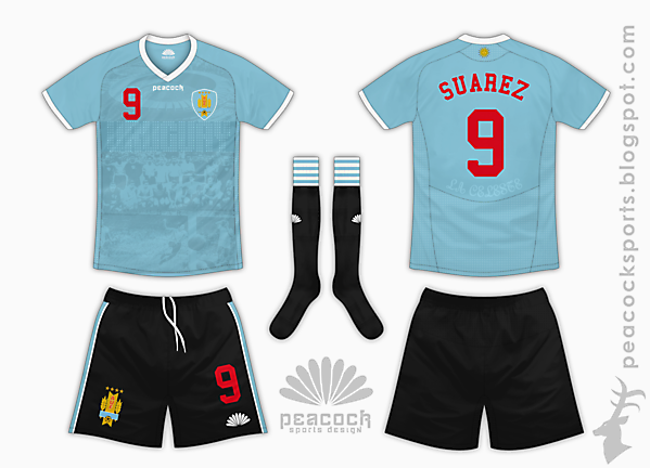 Uruguay Home Kit - Peacock