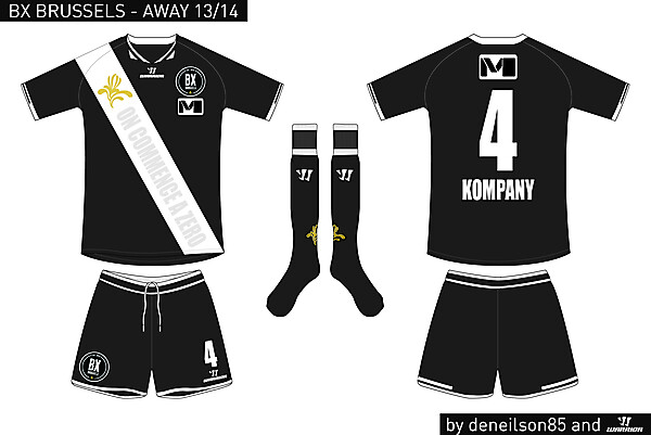 BX Brussels Away 13/14