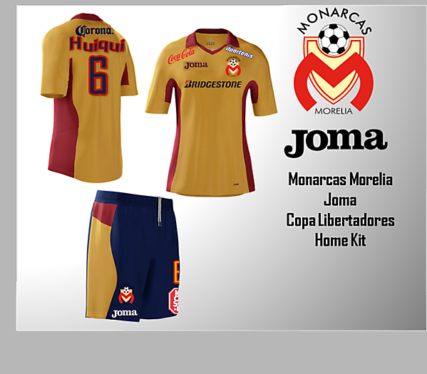 Joma - Monarcas Morelia Home Kit