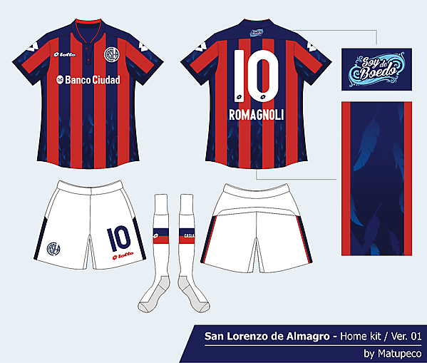 San Lorenzo de Almagro Home kit ver 01