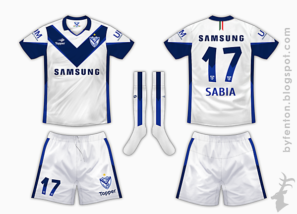 Velez Sarsfield Home Kit - Topper