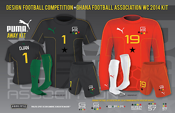 GFA WC 2014 Away Kit