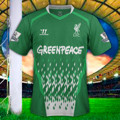 Liverpool Away GreenPeace