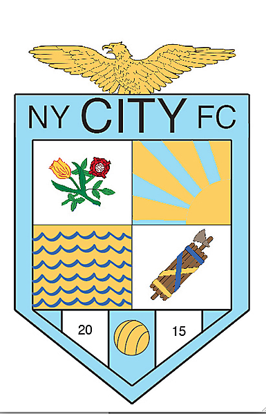 NYCFC Crest (5 Boroughs) (correct colors)