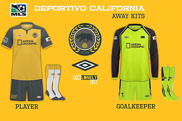 Deportivo California Away Shirts