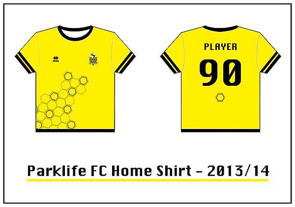 Parklife FC Home Shirt 2013/14