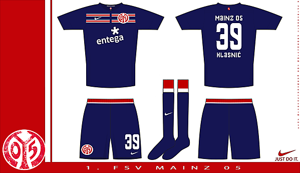 Nike Cazador Template Example 1 - Mainz 05
