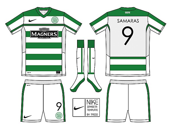 Nike Gambeta Template: Celtic