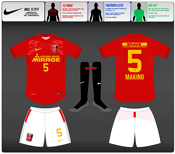 (2) Nike Fly-Fit : Urawa Red Diamonds