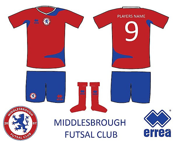 Middlesbrough Futsal Kit