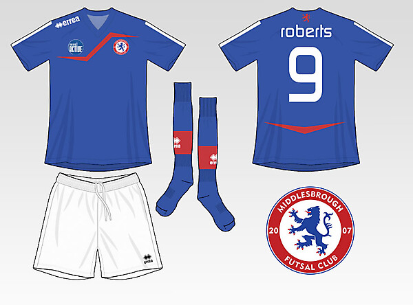 Middlesbrough Futsal Club Kit